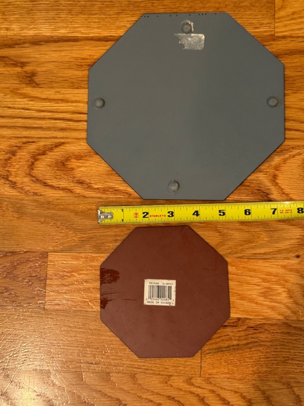 Octagonal Mirror coaster Set - Picture 2 of 2